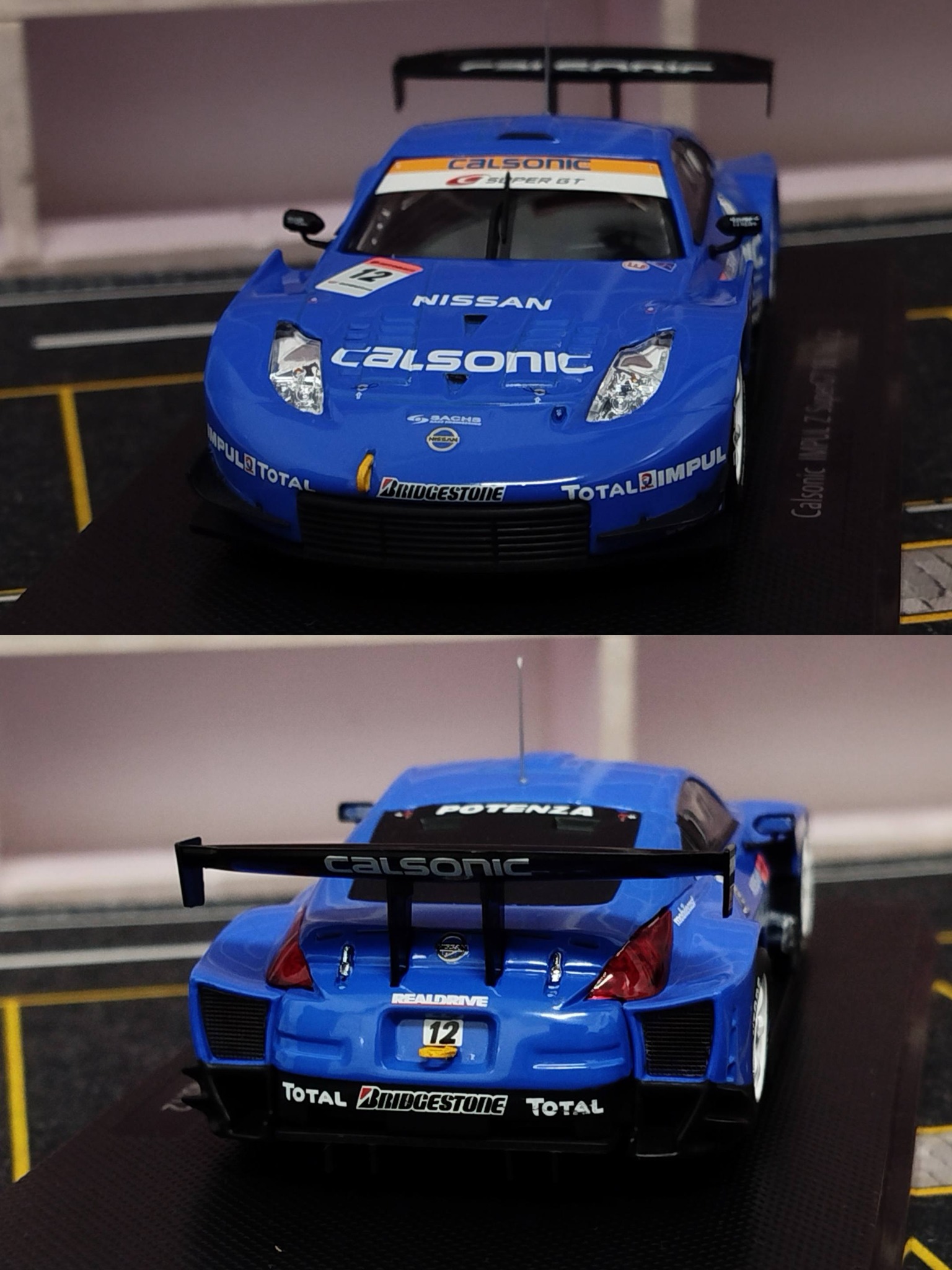 Ebbro 1:43 Nissan 350Z Calsonic Impul Z SuperGT No.12