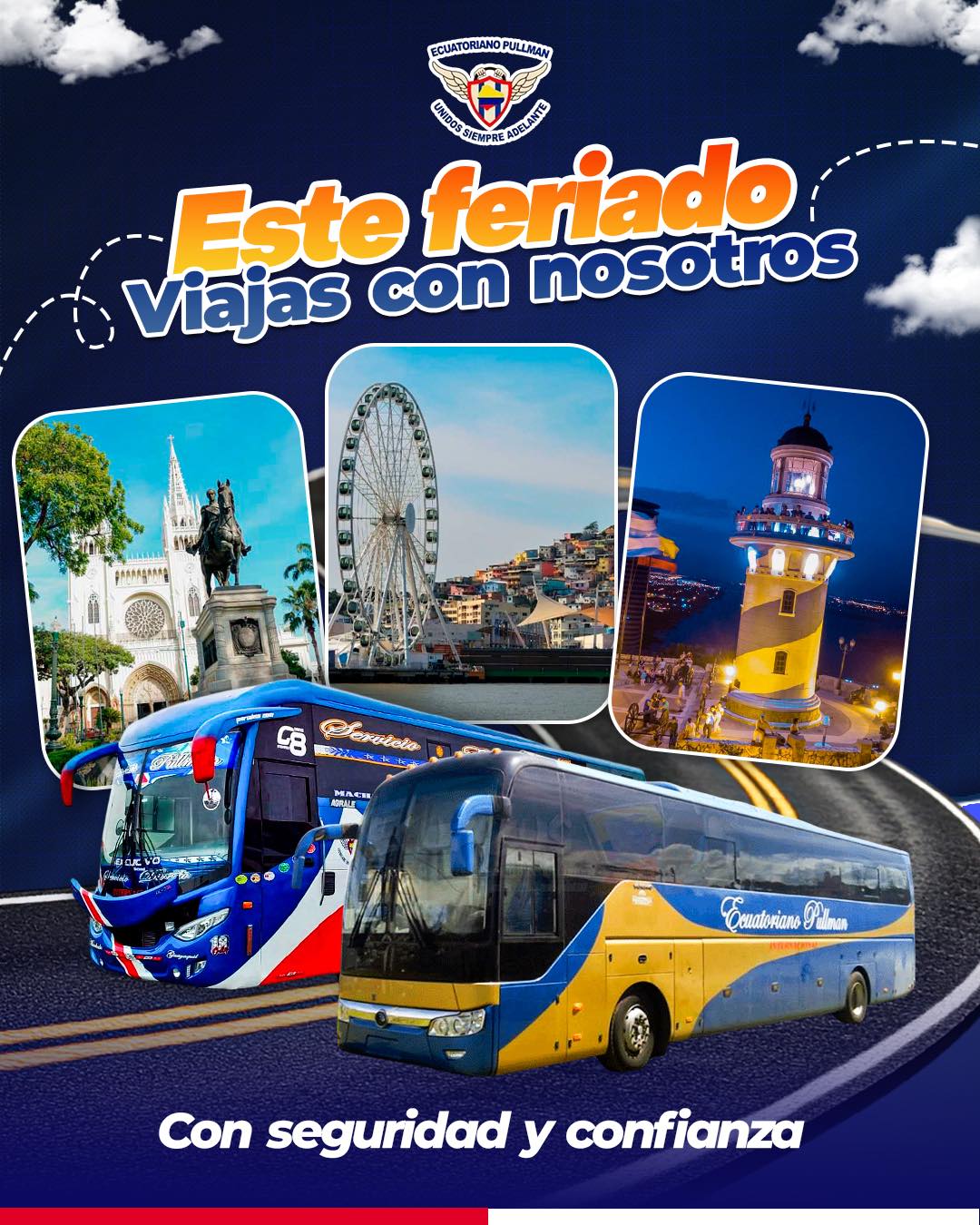 Ecuatoriano - Nosotros te llevamos, viaja cómodo y seguro Contamos con ...