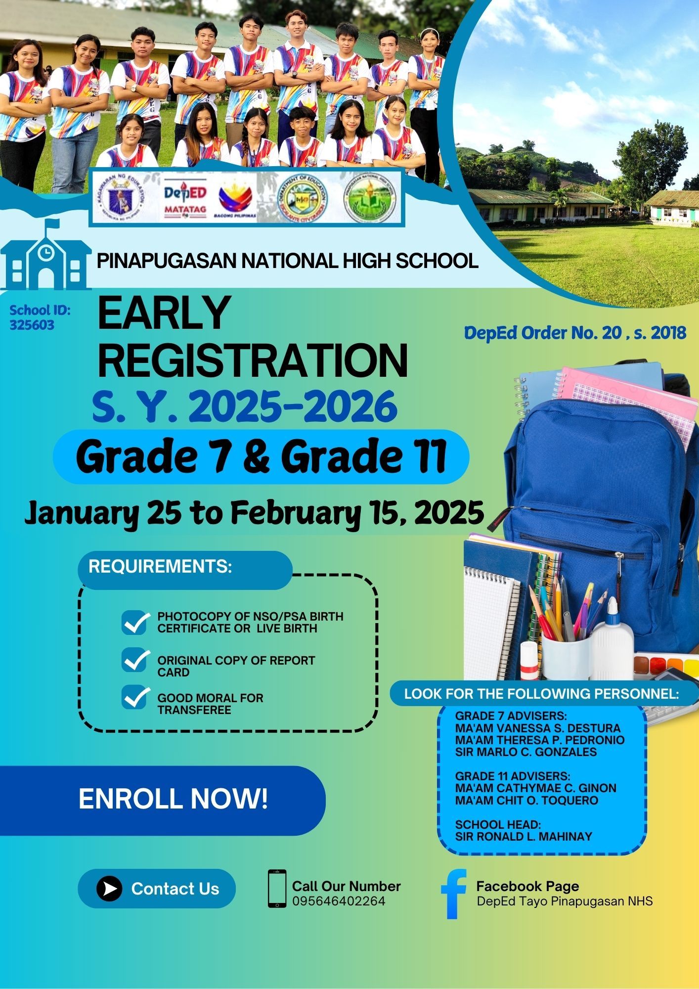 DepEd - ATTENTION‼️📢📢📢 Early Registration for Grades 7 and 11 is Now ...