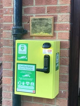 Another defibrillator installation funded by our Foundation This ...