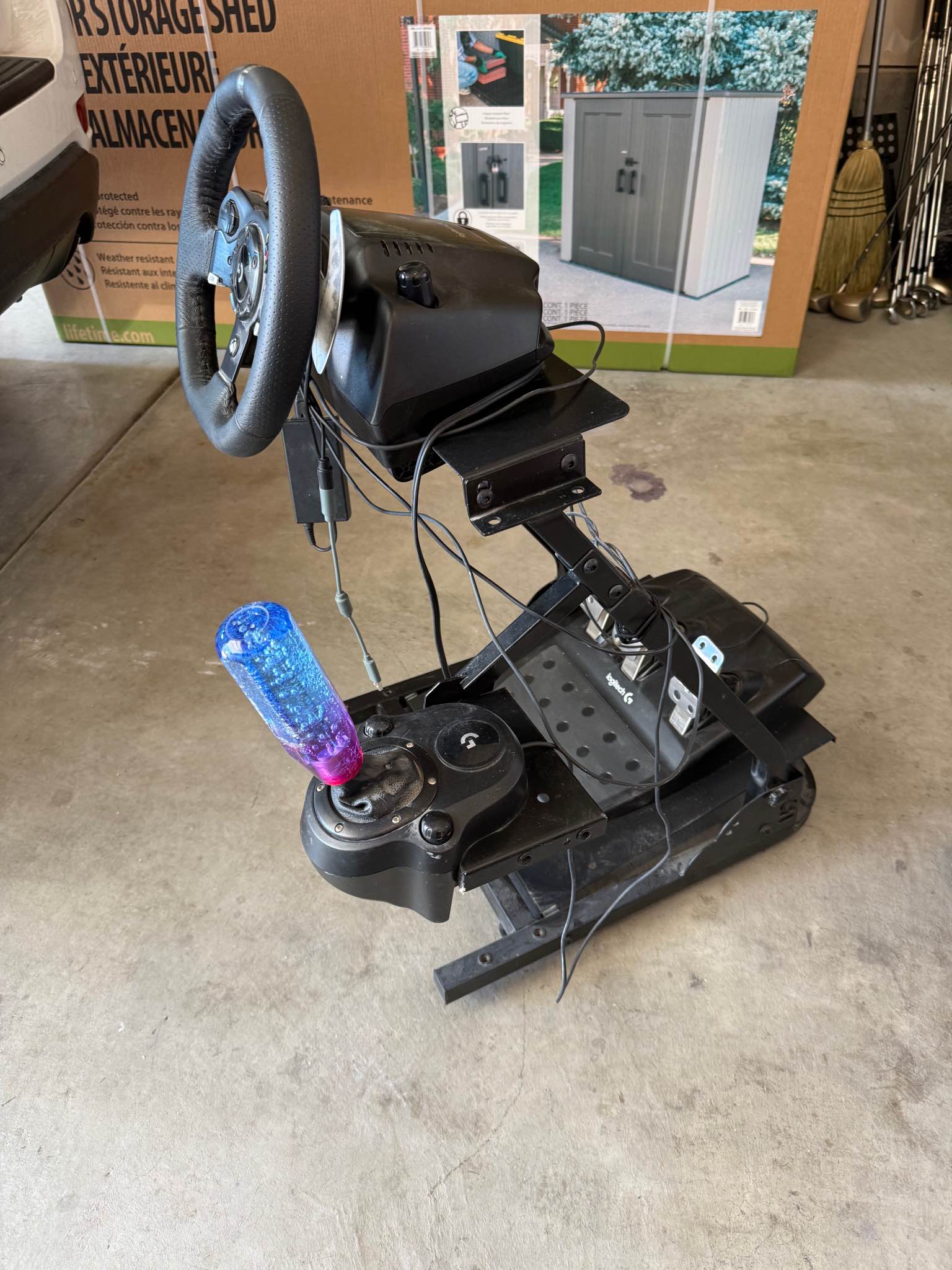 Xbox Logitech G920 racing sim - Controllers & Attachments - Eagle ...