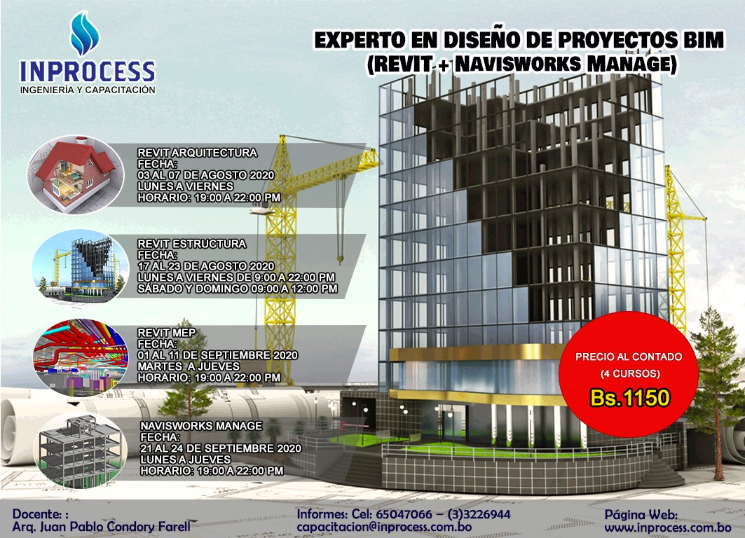 Inprocess SRL - 🔴🔸 Curso: EXPERTO EN DISEÑO DE PROYECTOS BIM (REVIT ...