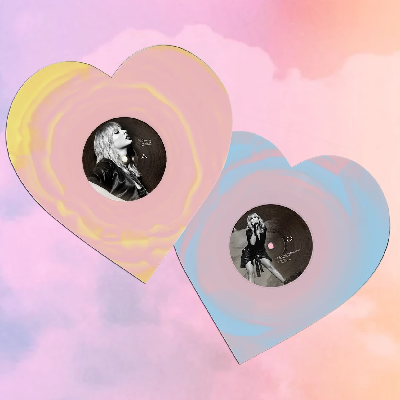 ❌ SOLD OUT ❌ Taylor Swift : Lover (Live From Paris) Heart Shaped 