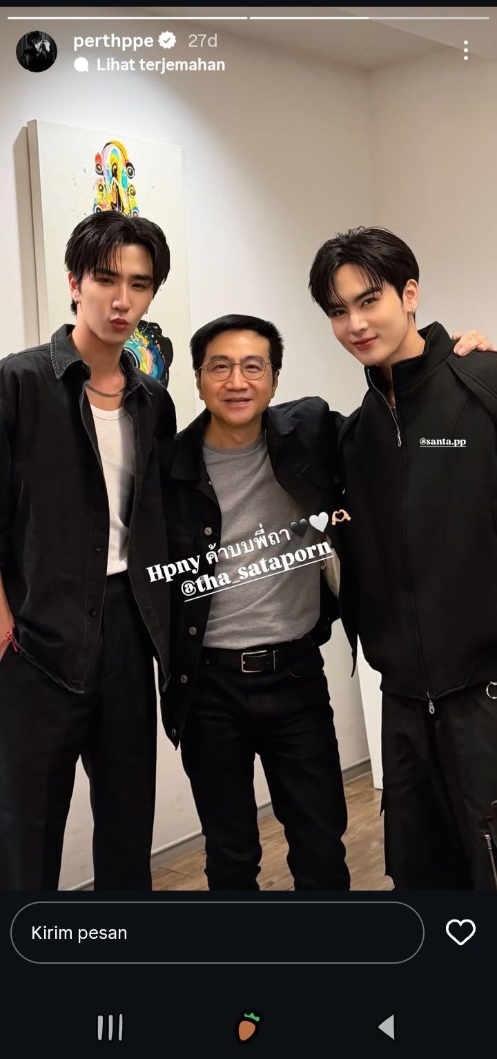 PerthSanta already arrived on Taipei tonight with P'tha, P'add and