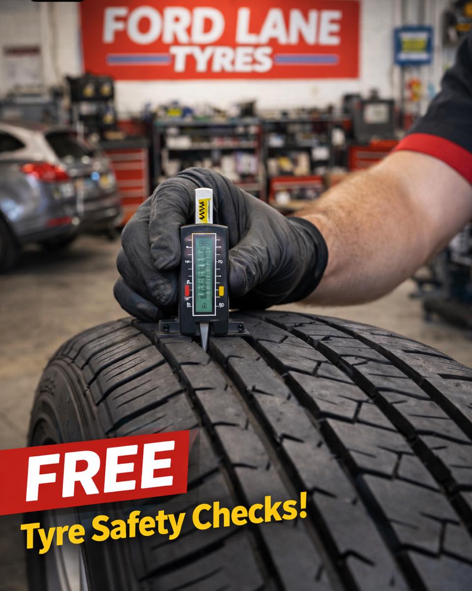Ford - 🛑 Free Tyre Safety Checks! Swing by Ford Lane Tyres for a FREE ...