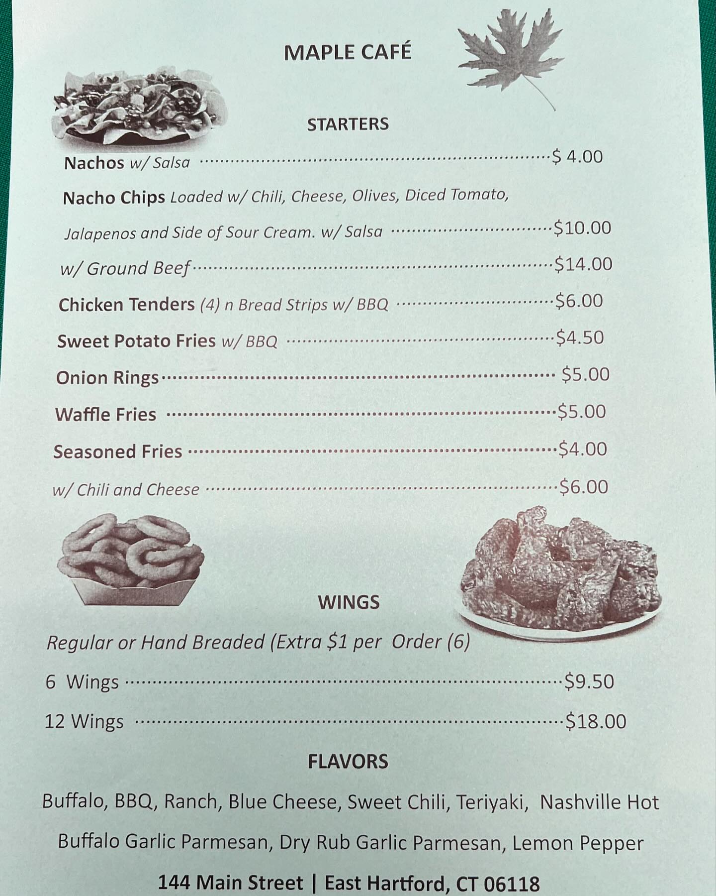 Maple Cafe | East Hartford CT