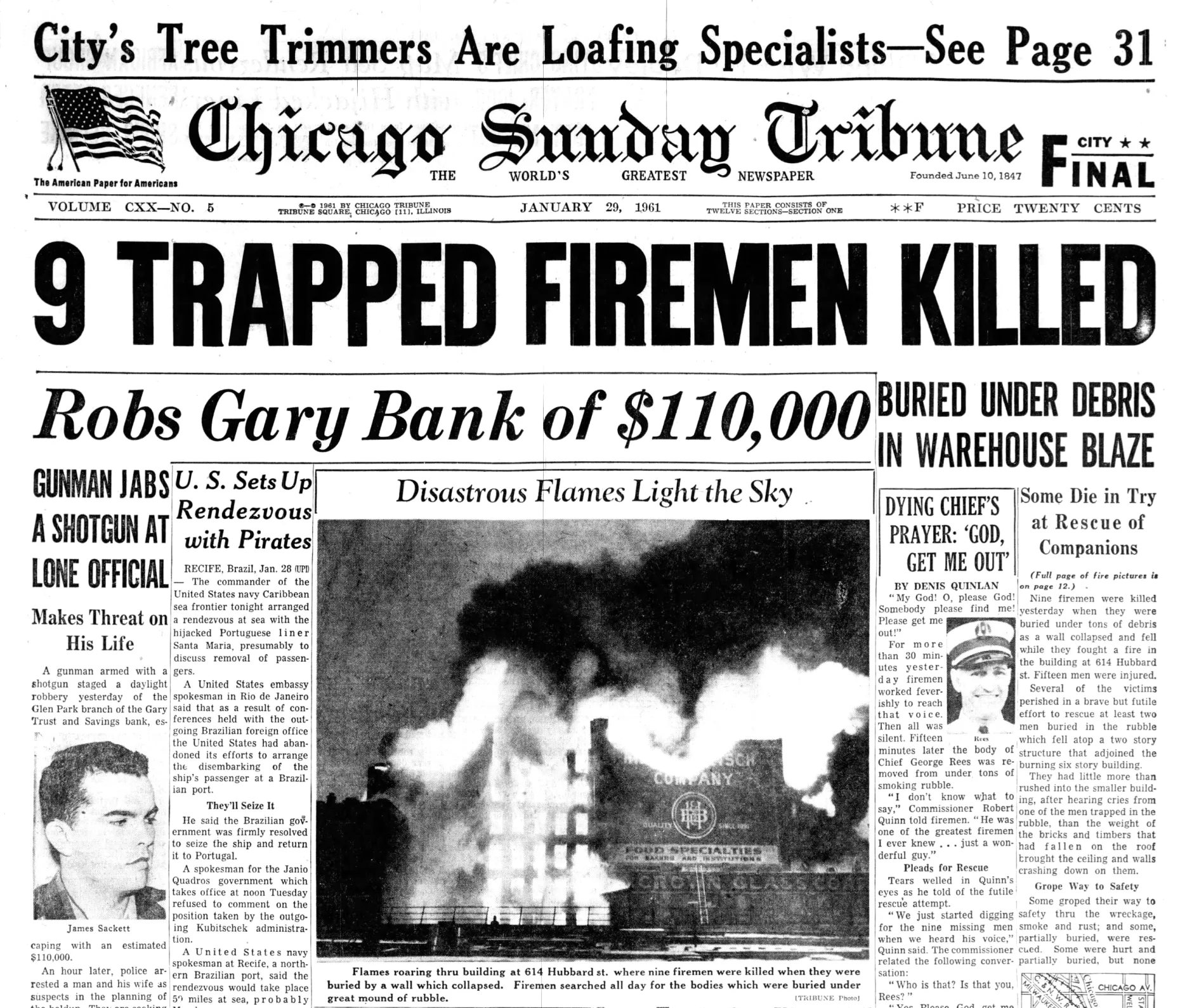 1968 Chicago explosion at Mickelberry Food Products Co