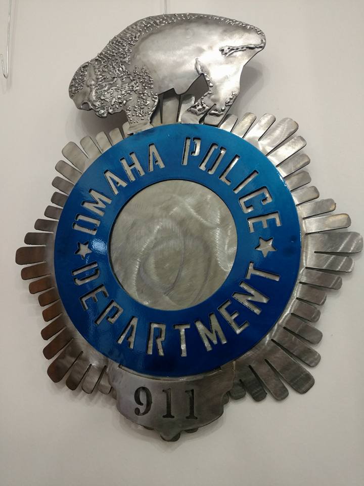 The Omaha Police Department's buffalo badge reflects strength