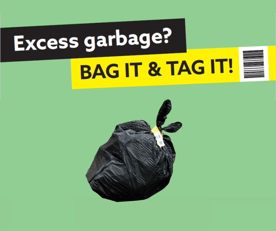 City - Got extra garbage? Be sure to tag your extra bags before placing ...