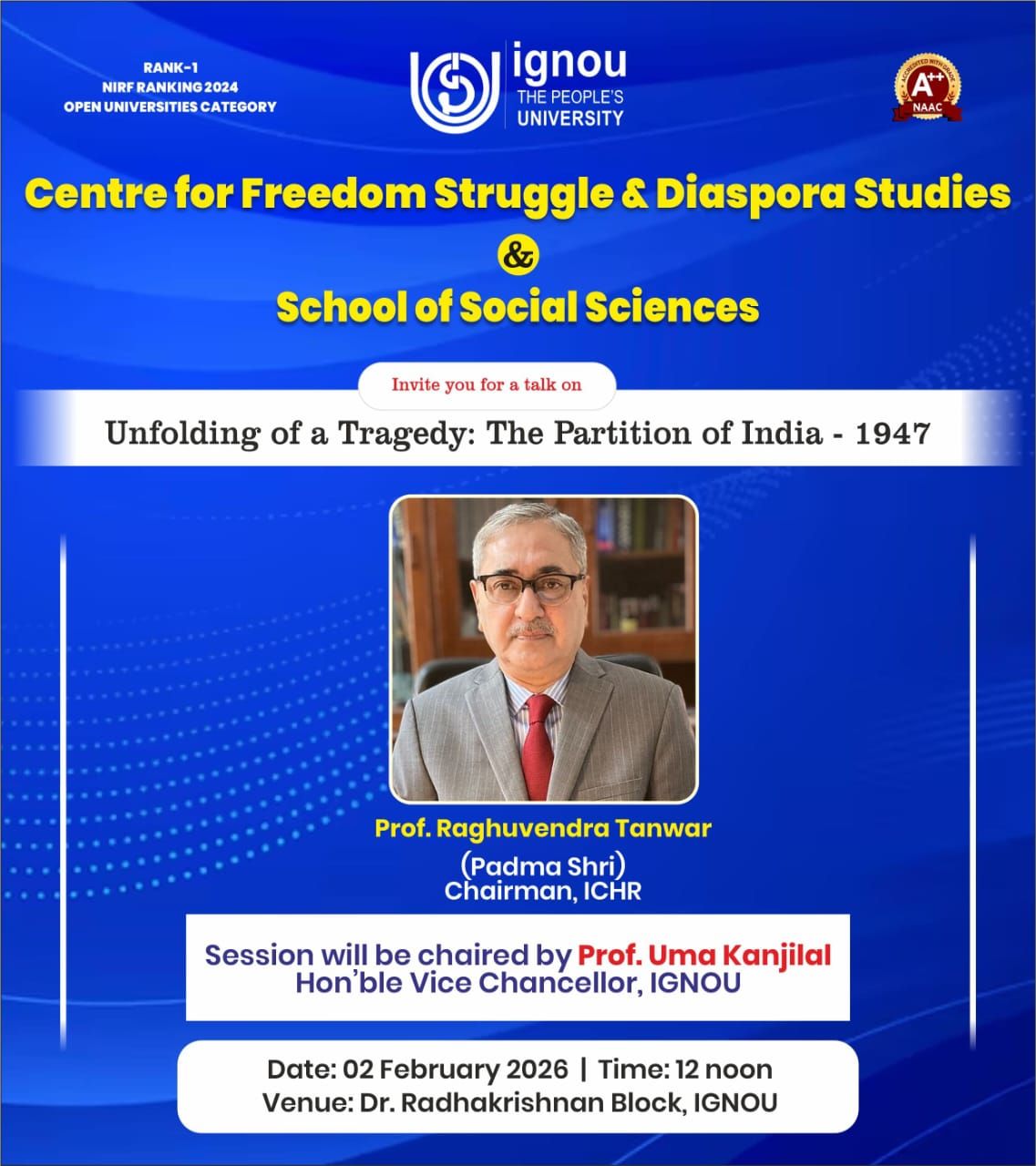 Indira Gandhi... - Indira Gandhi National Open University