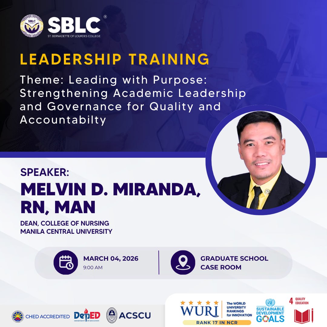 SBLC - Leading with Purpose: Strengthening Academic Leadership and ...