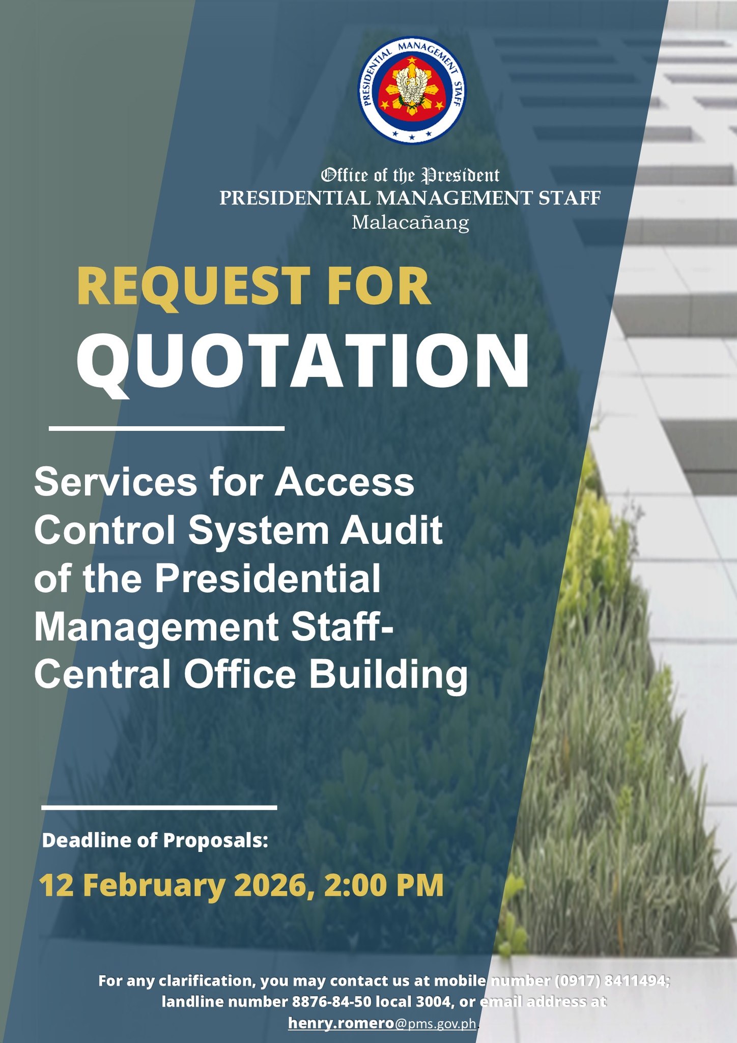 The... - Presidential Management Staff - Procurement | Facebook