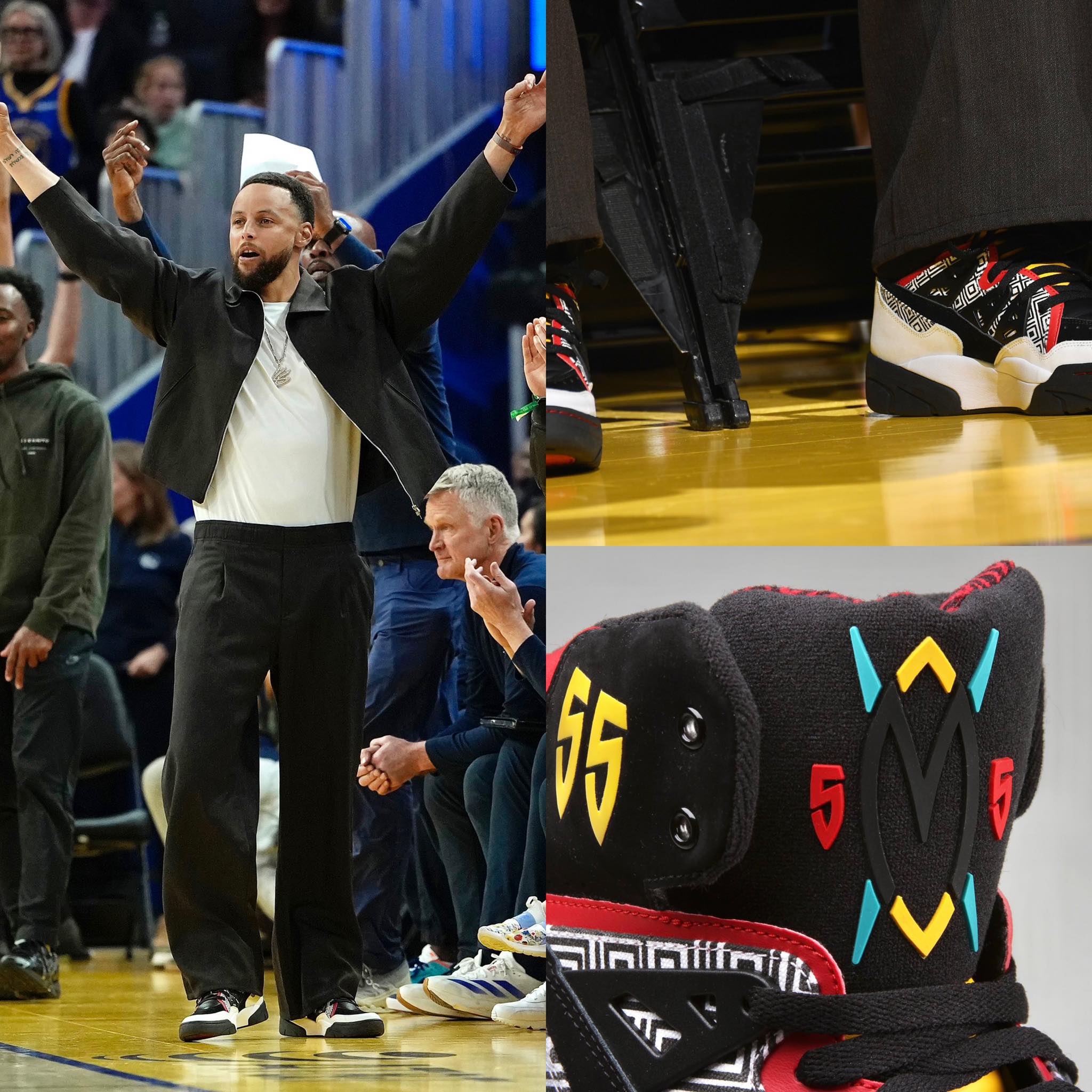 Steph Curry paid homage to the late great Dikembe Mutombo by