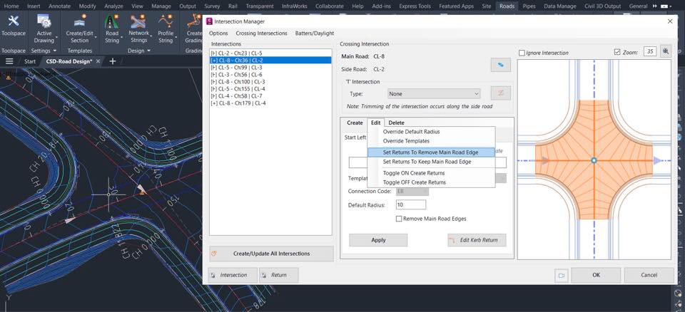 Sáu - Civil 3D, add-in CSD Chỉnh nút giao chính phụ Các bạn có nhu cầu ...