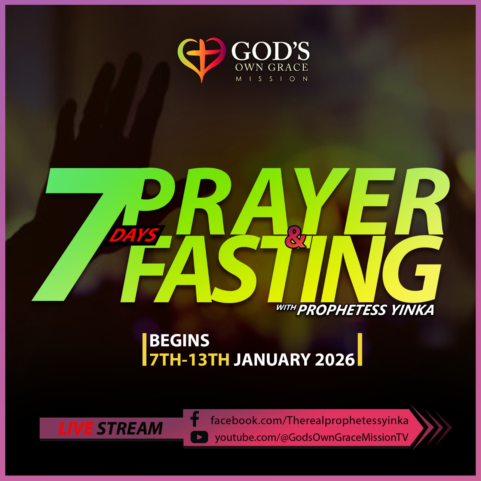 MONTH-END 7-DAY PRAYER AND FASTING WITH PROPHET DAVID UCHE DAY 3 OF 7