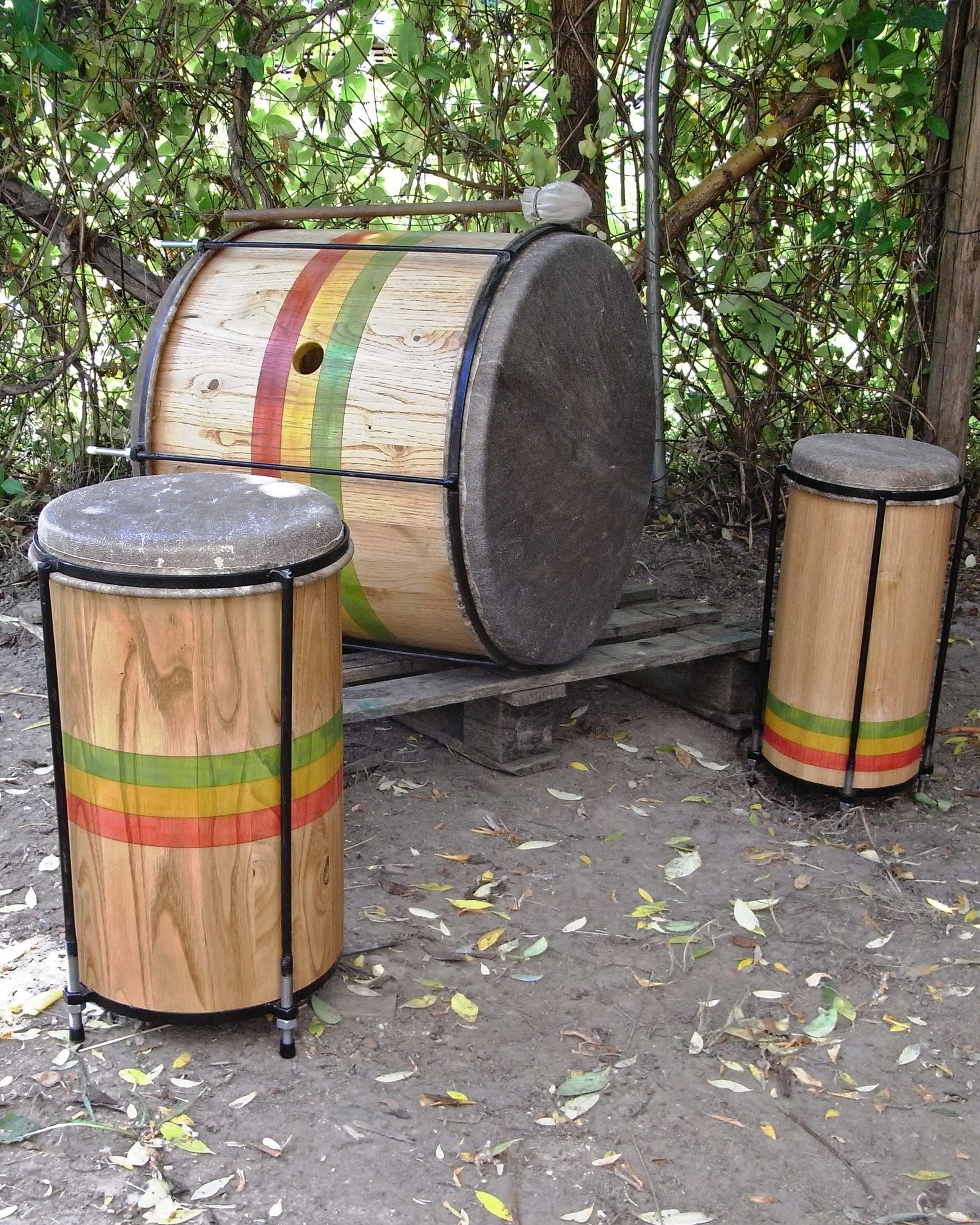 A Nyabinghi drum session in the Blue Mountains, Jamaica Learn all