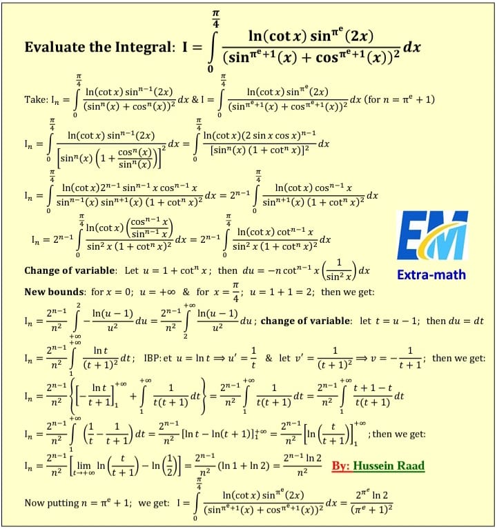 Extra-math - 🃏Here's a mini calculus challenge...