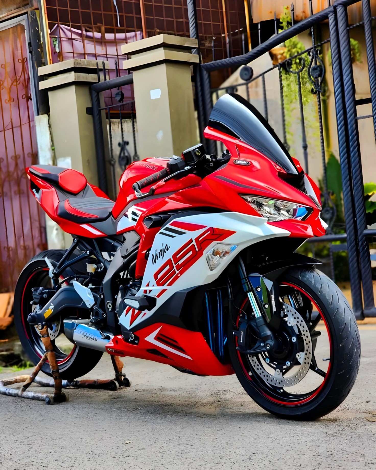 Kawasaki Zx25r fully modified ❤️🖤