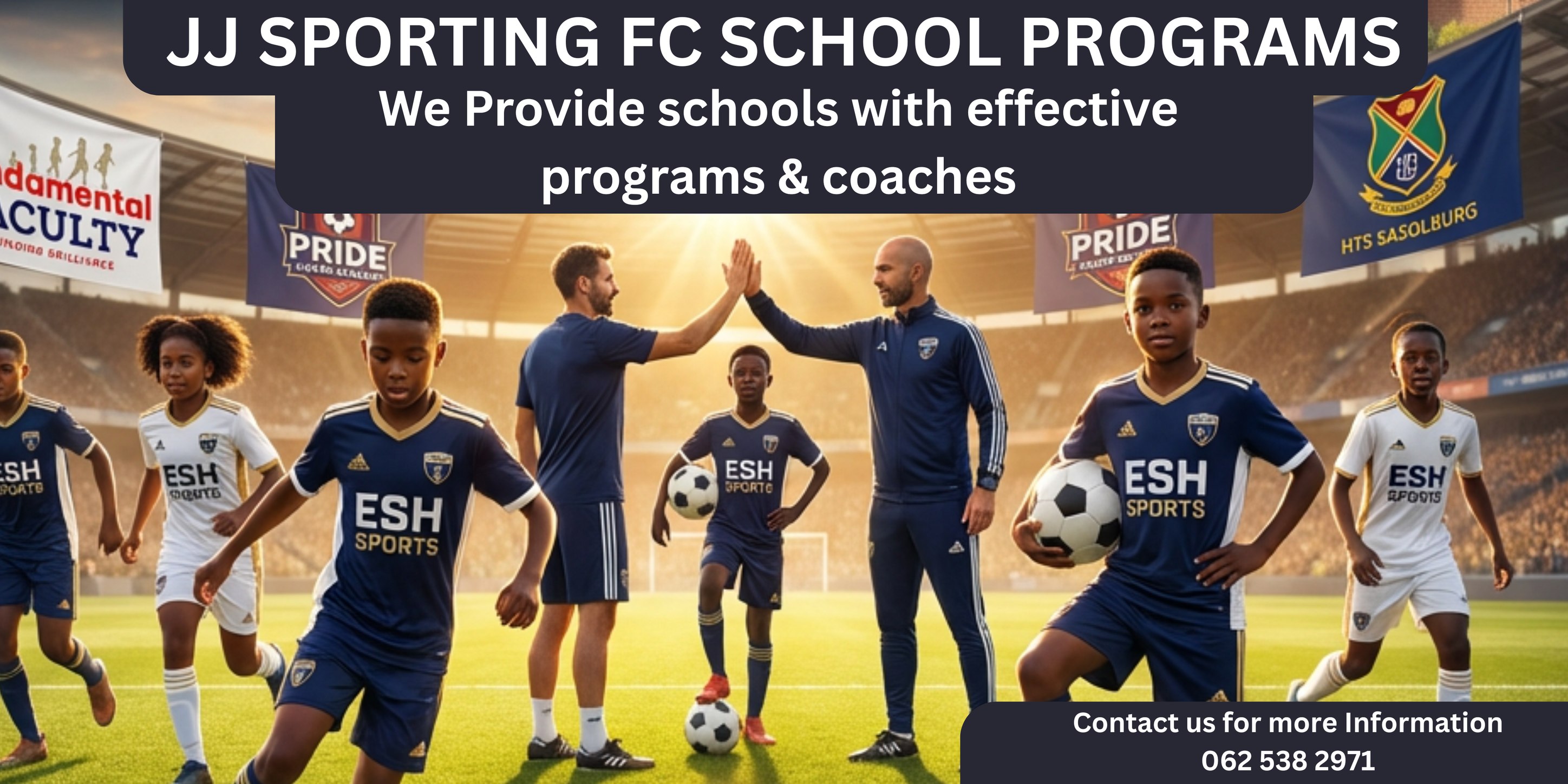 JJ - Calling all schools, JJ Sporting FC has a coaching program ...