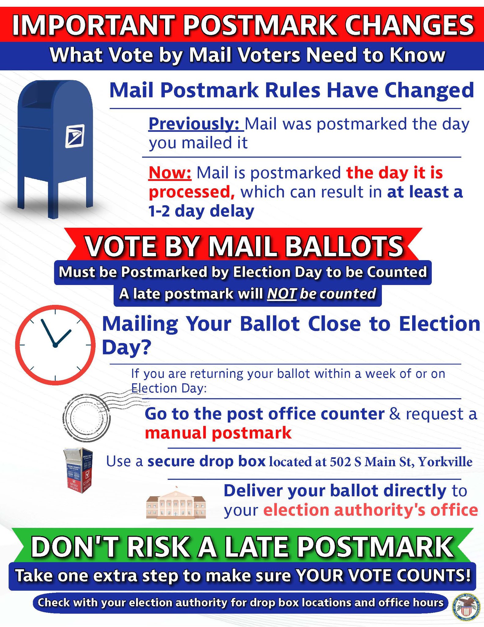 Kendall - 📬 Important information for Vote by Mail voters: Postmark ...