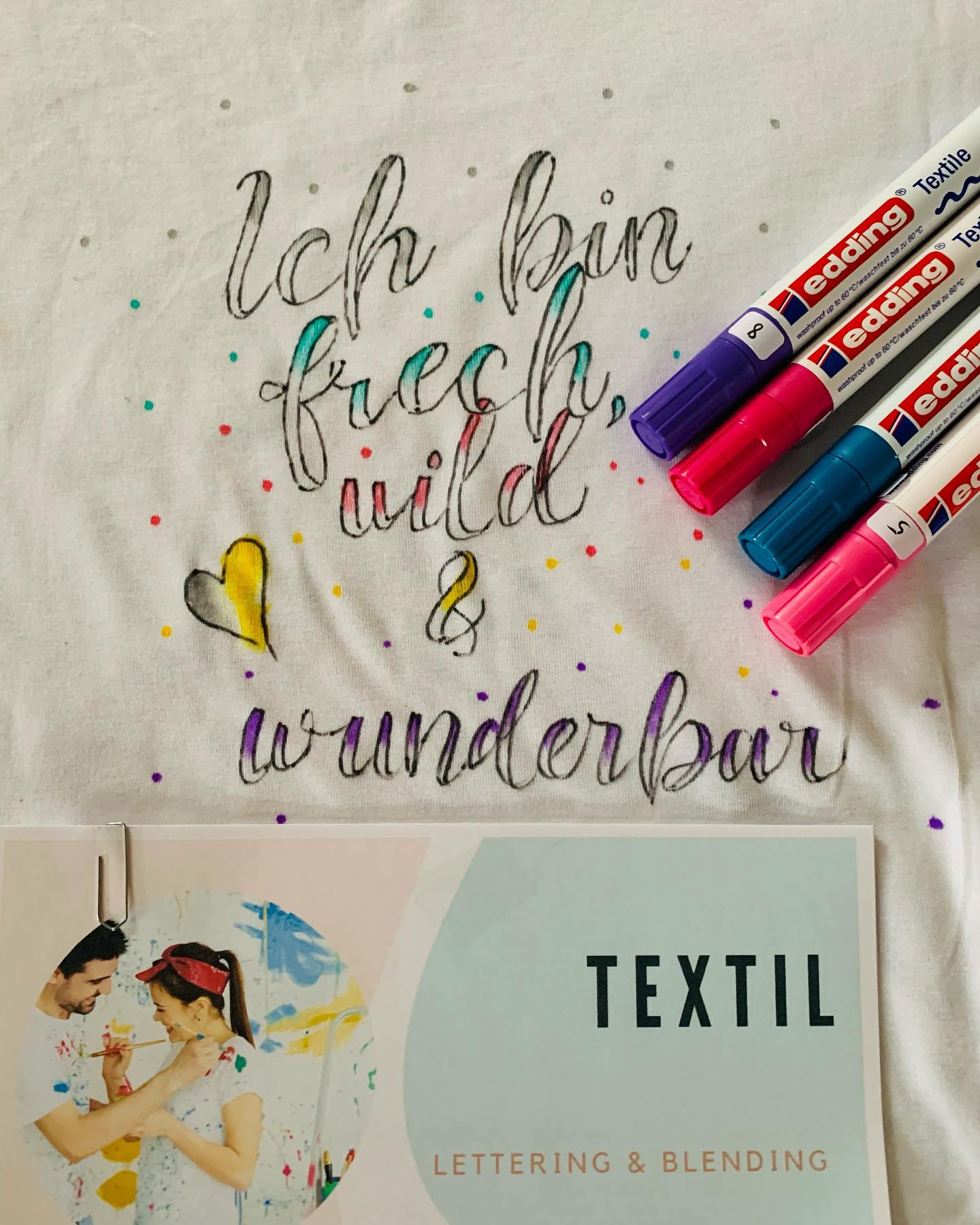 À - Ach, was freu ich mich…zu den Vorbereitungen eines Lettering- und ...