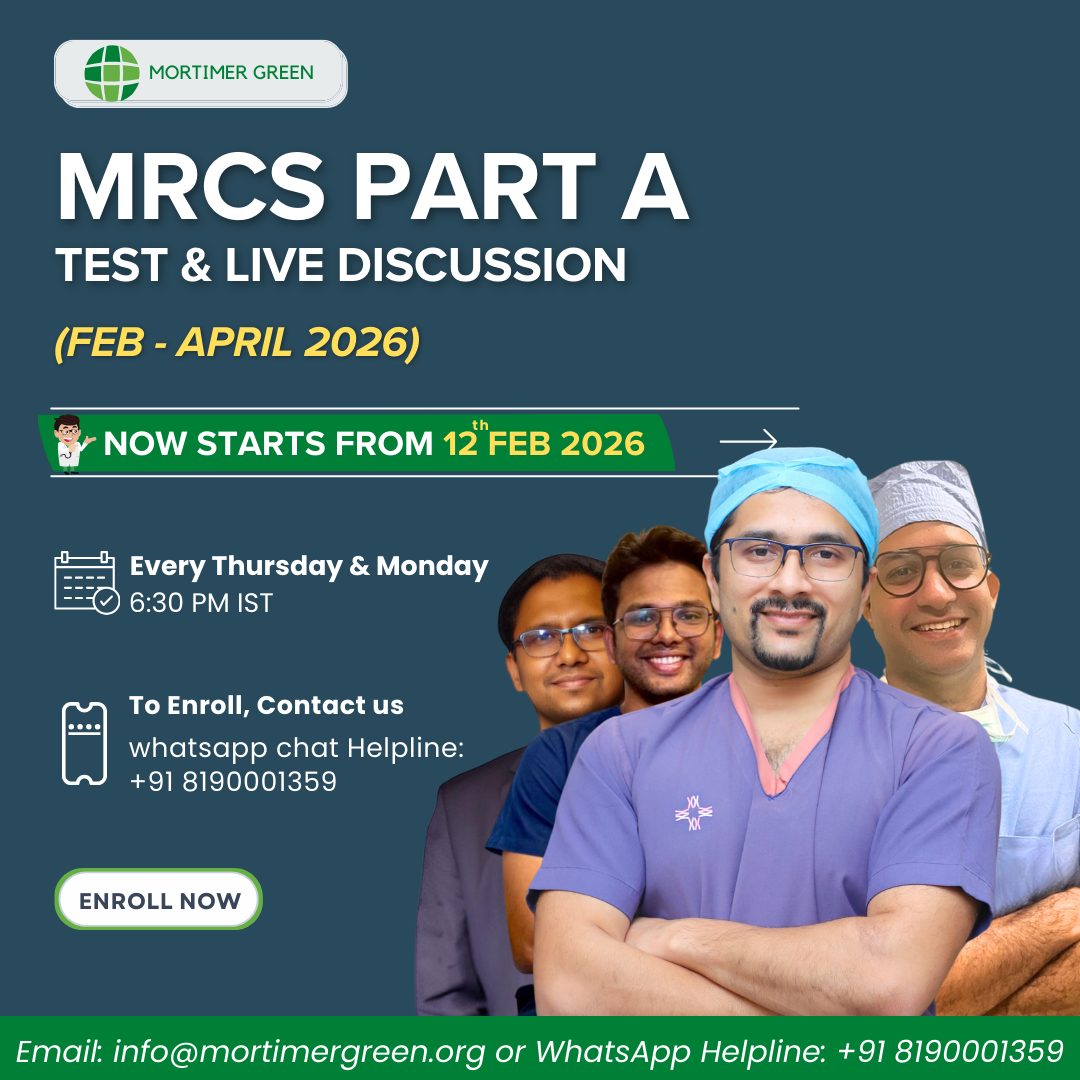 𝐏𝐫𝐞𝐩𝐚𝐫𝐢𝐧𝐠 𝐟𝐨𝐫 𝐌𝐑𝐂𝐒 𝐏𝐚𝐫𝐭 𝐀? 👉... - MRCS with Mortimer Green | Facebook