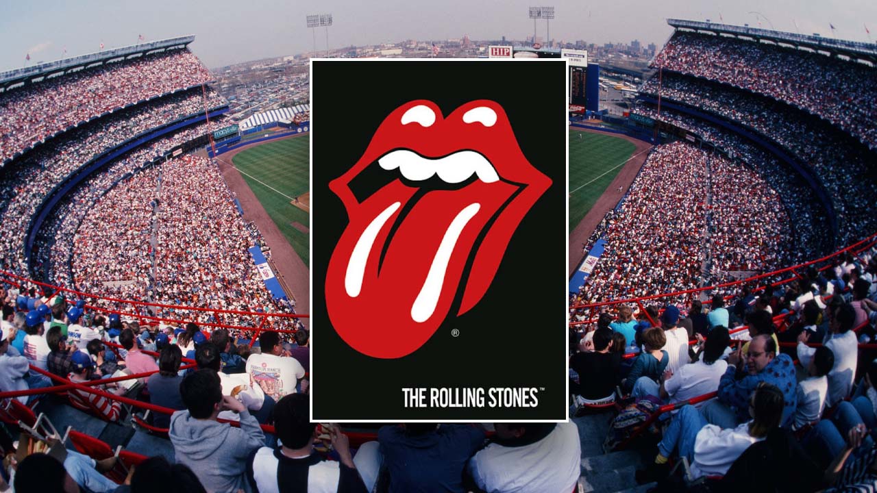 The Rolling Stones at Shea Stadium in 1989