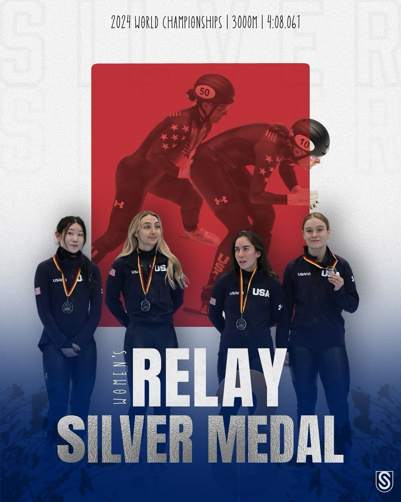 US Speedskating - The women of Team USA strike SILVER in... | Facebook
