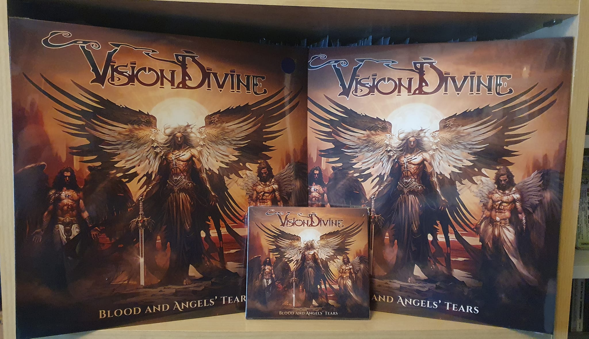 New Vision Divine album! Red Marbled, Blue Marbled vinyl and cd