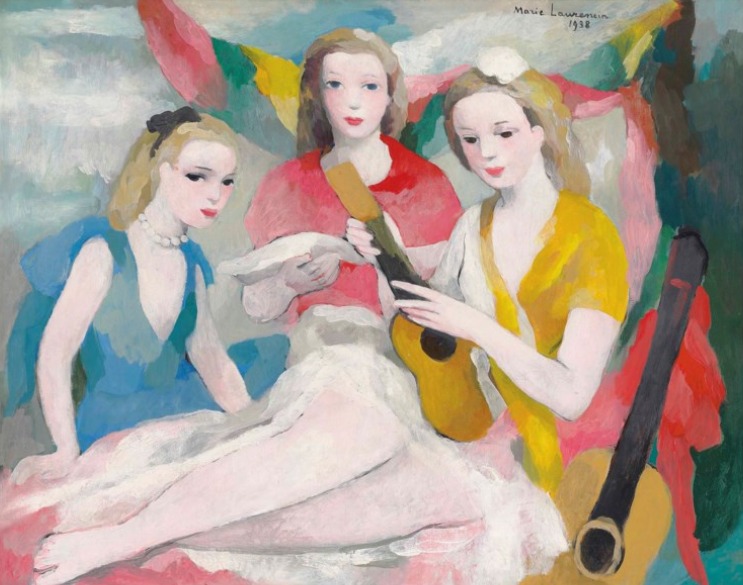絵画 Marie Laurencin La Jeune mere 絵画 Marie Laurencin La Jeune