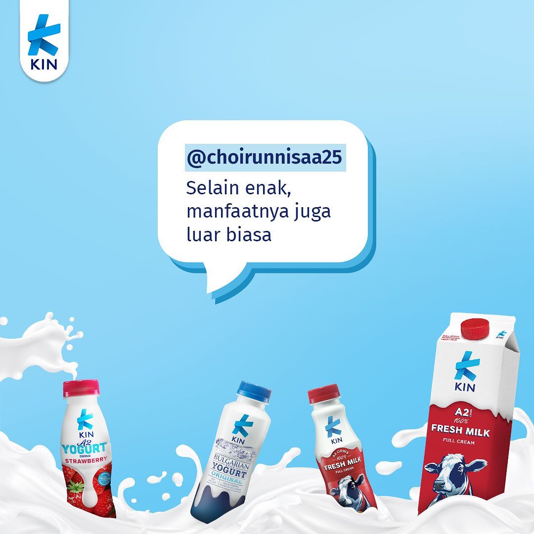 KIN Dairy - Selain rasa yang enak dan segar, KIN Bulgarian... | Facebook