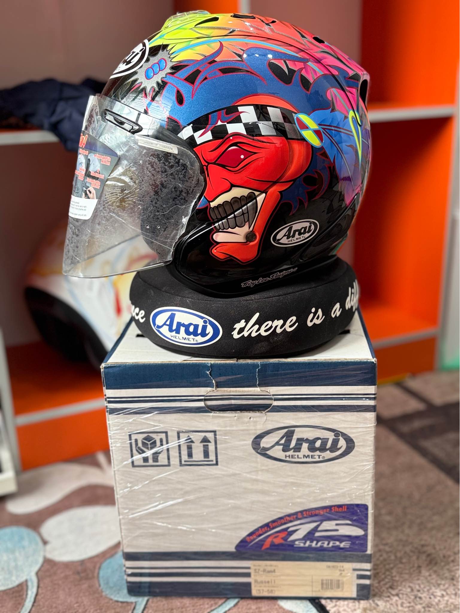 Arai Ram4 Russell ??size M ??Fullset kotak asal ??subang