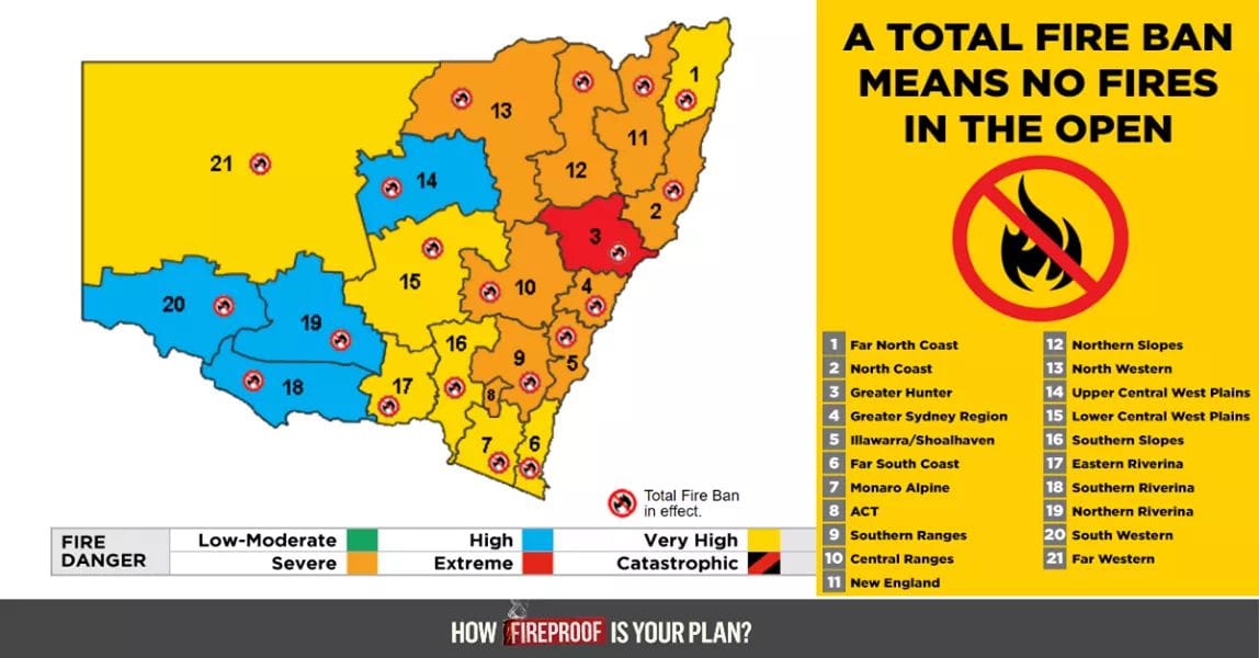 NSW RFS Narrabri Brigade - Statewide Total Fire Ban - Tuesday 12th ...