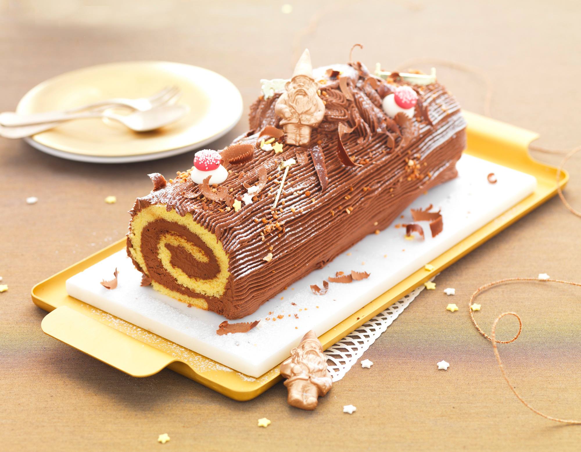 Bûche Marron Chocolat Sans Cuisson Thermomix