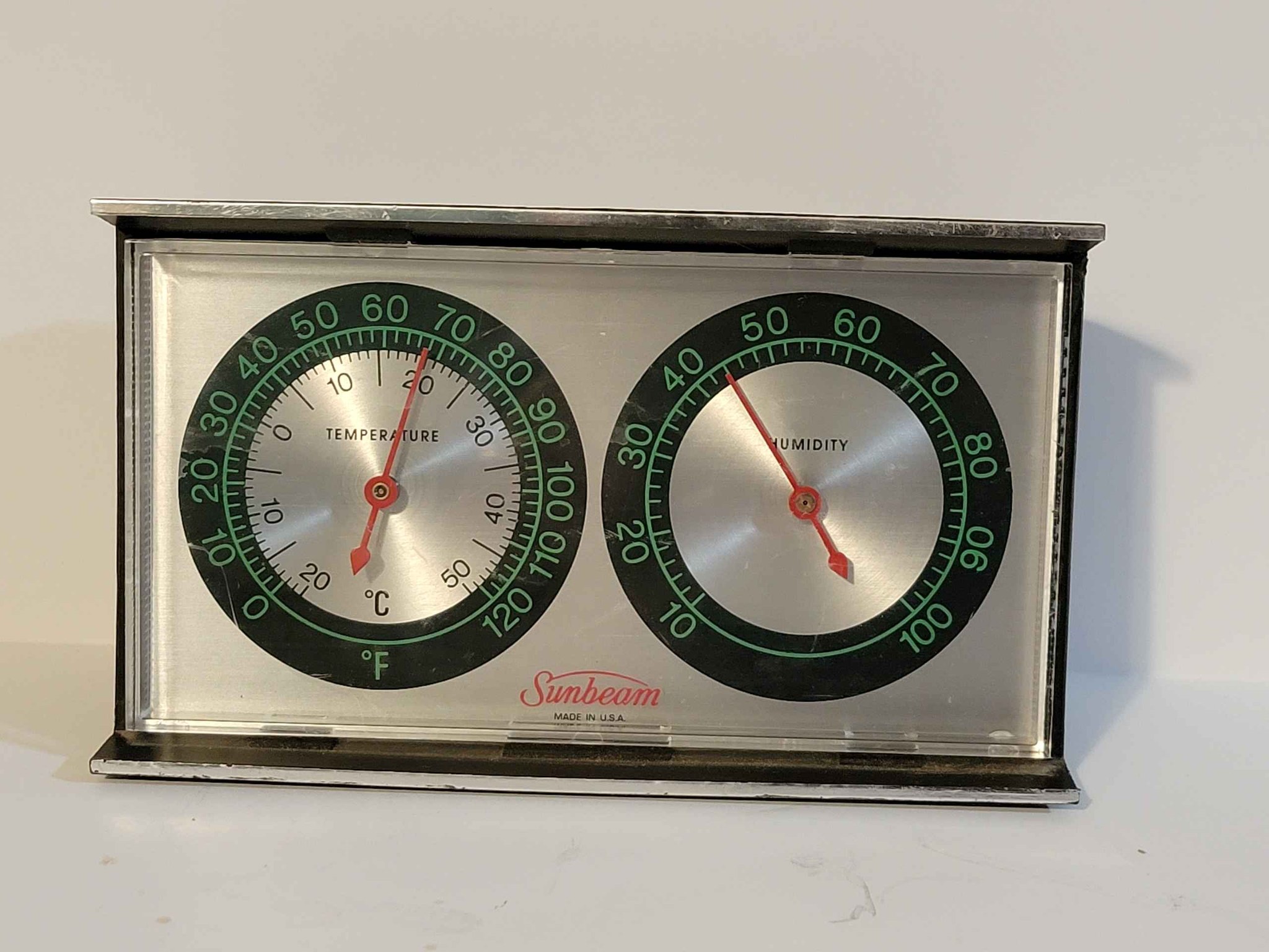 80's L.L. Bean Weather Station • Clock / Thermometer / Hygrometer