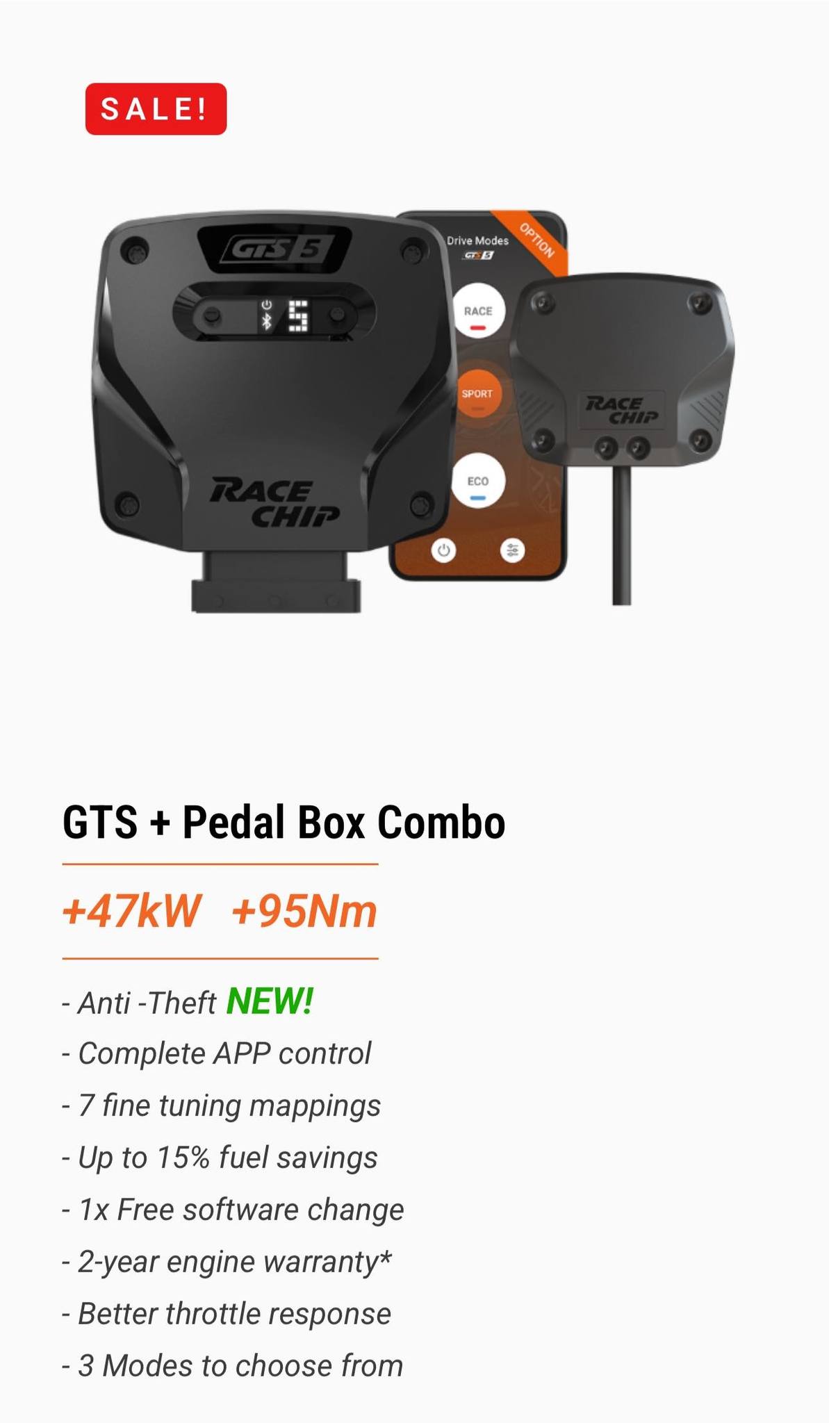 RaceChip GTS Connect MINI JCW F56 F57正規品 What were the results of installing the Racechip GTS to a Mini F56