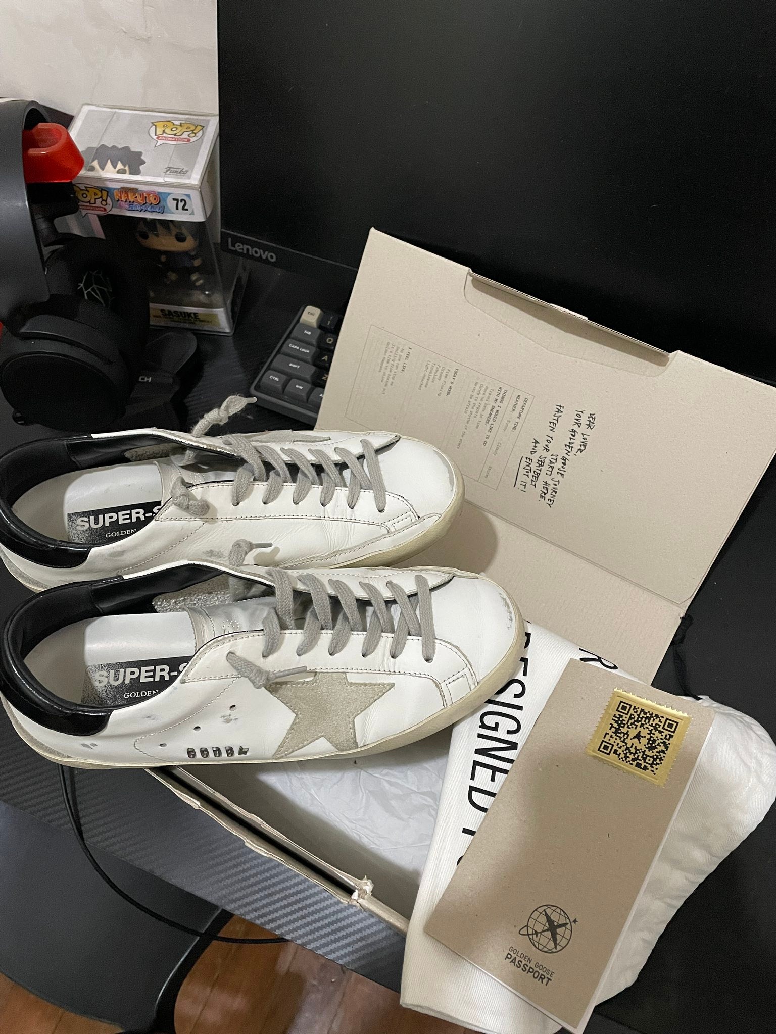Golden Goose superstar Black tab