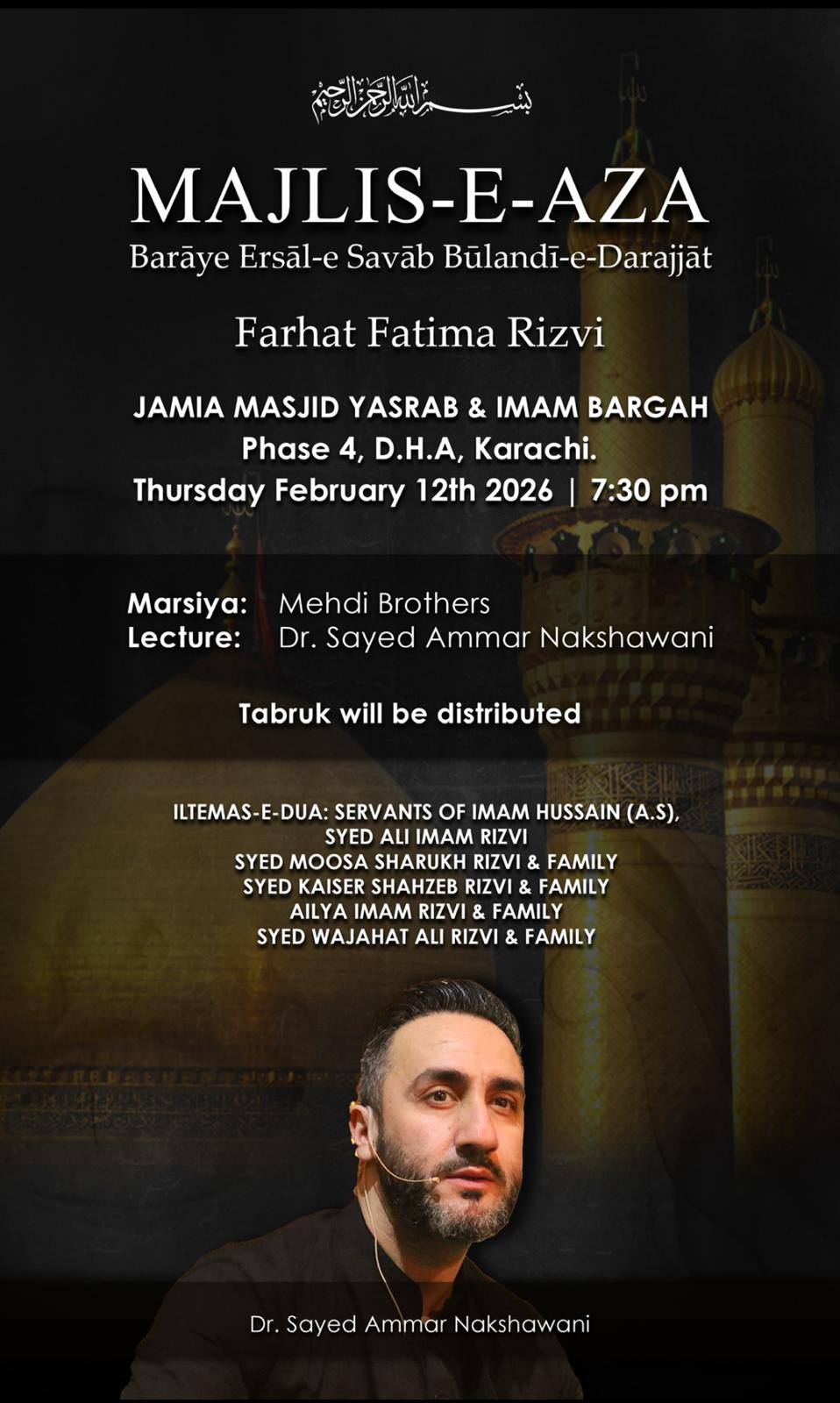 Karachi Majalis... - Karachi Majalis Jashan Updates