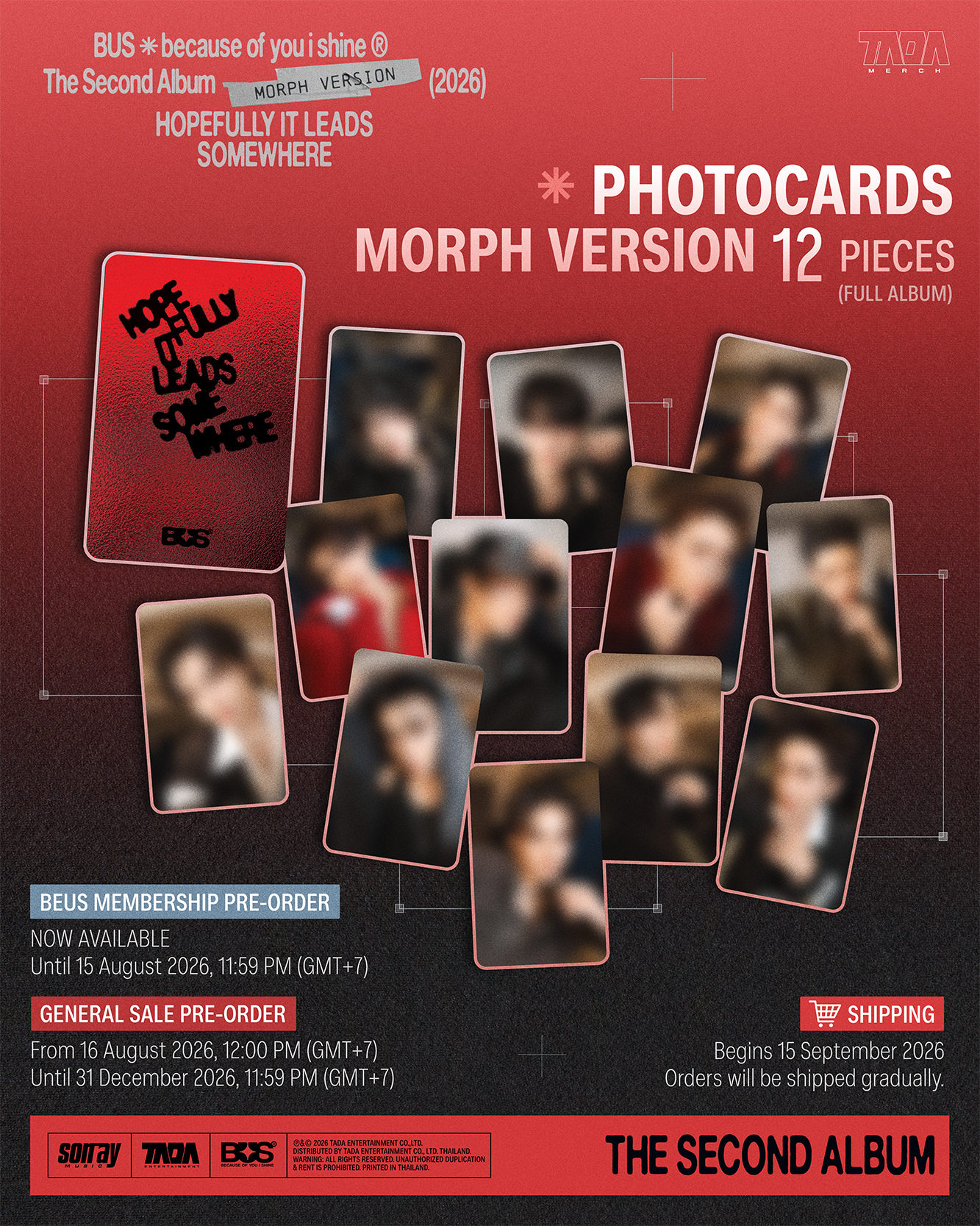 Bus Because of You I Shine The Second Album pre-order and fansign