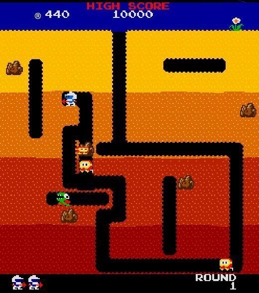 Dig-Dug is still one of my favorite video games. #1980s #nostalgia