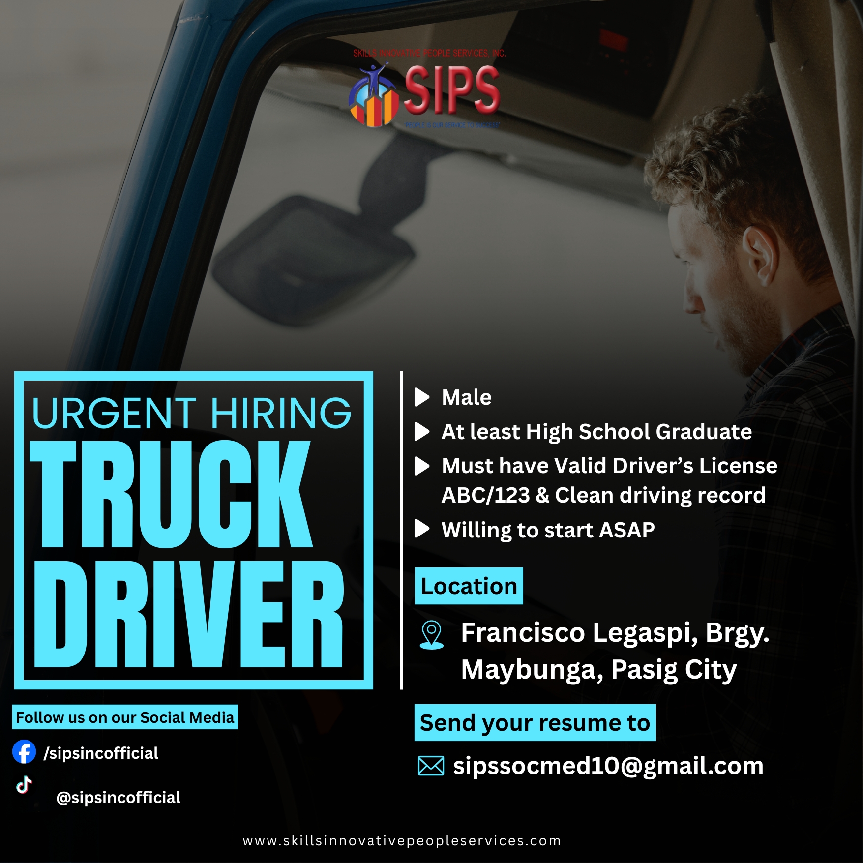 Skills - 🚚 URGENT HIRING!! TRUCK DRIVER! Ready ka na ba sa bagong ...