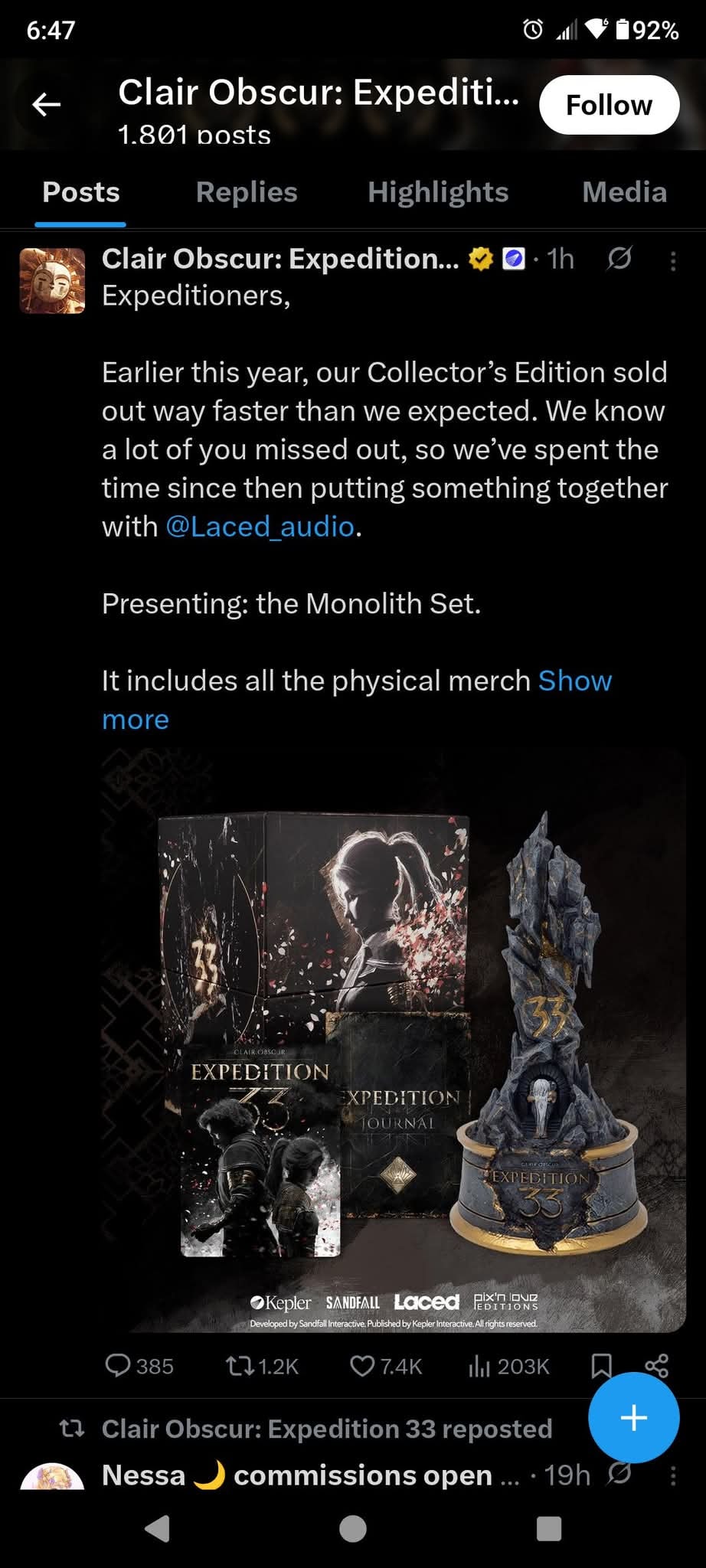 Clair Obscur Expedition 33 Monolith Set preorder link