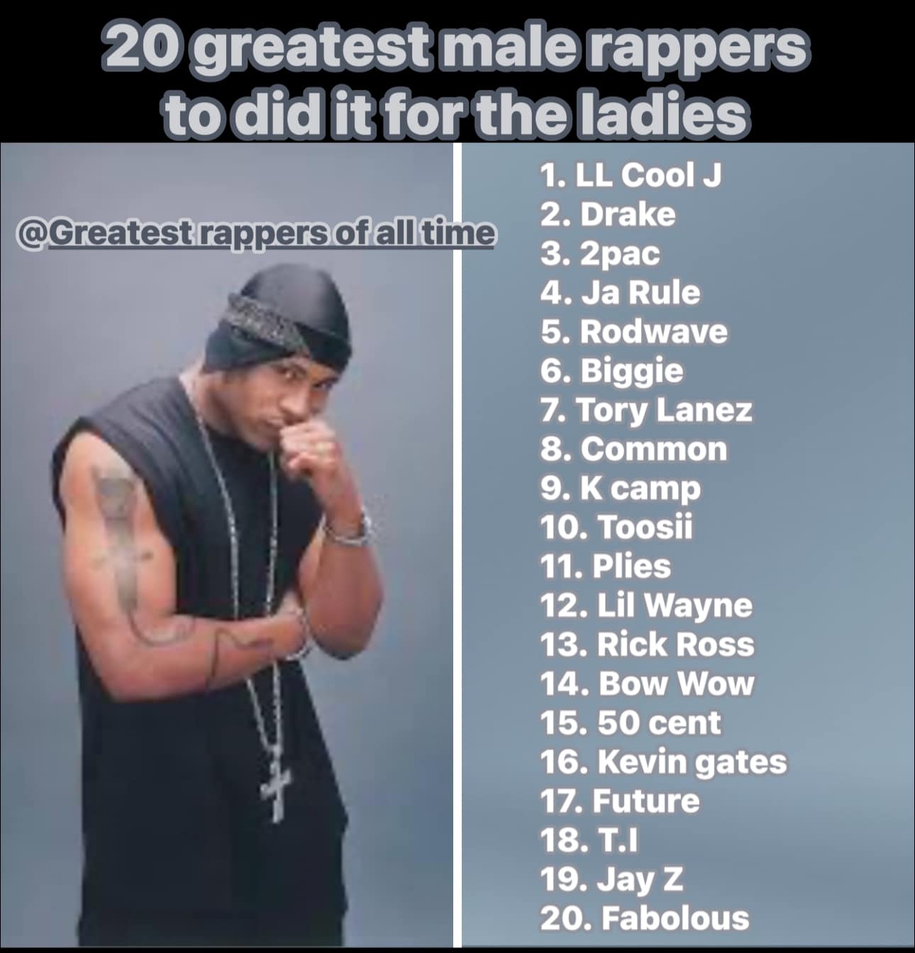 The 20 best male rappers to... - Greatest rappers of all time | Facebook
