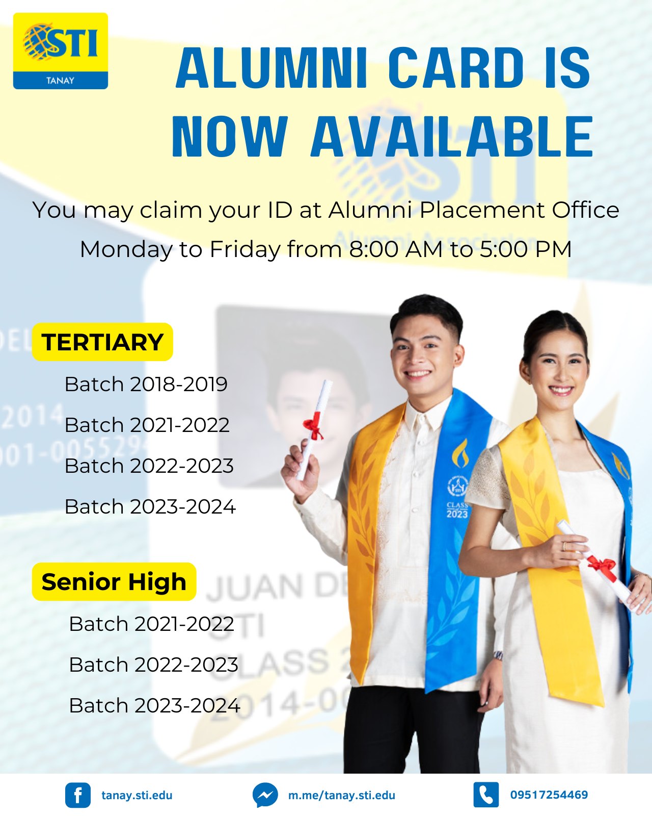 Hello Graduates of STI College Tanay!... - STI College Tanay