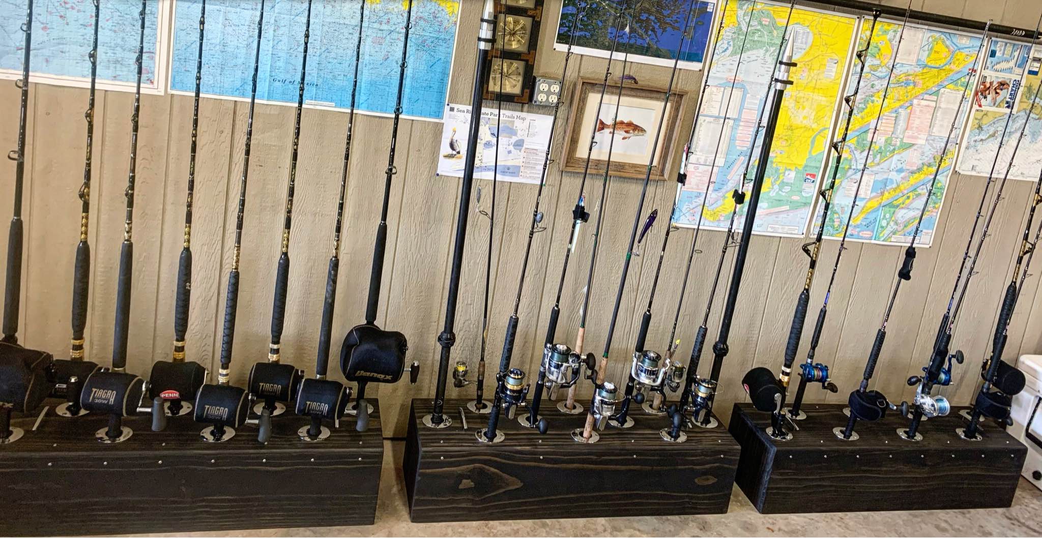 Fishing Rod Rack holds 10 (slayer racks standard 10) - Fishing ...