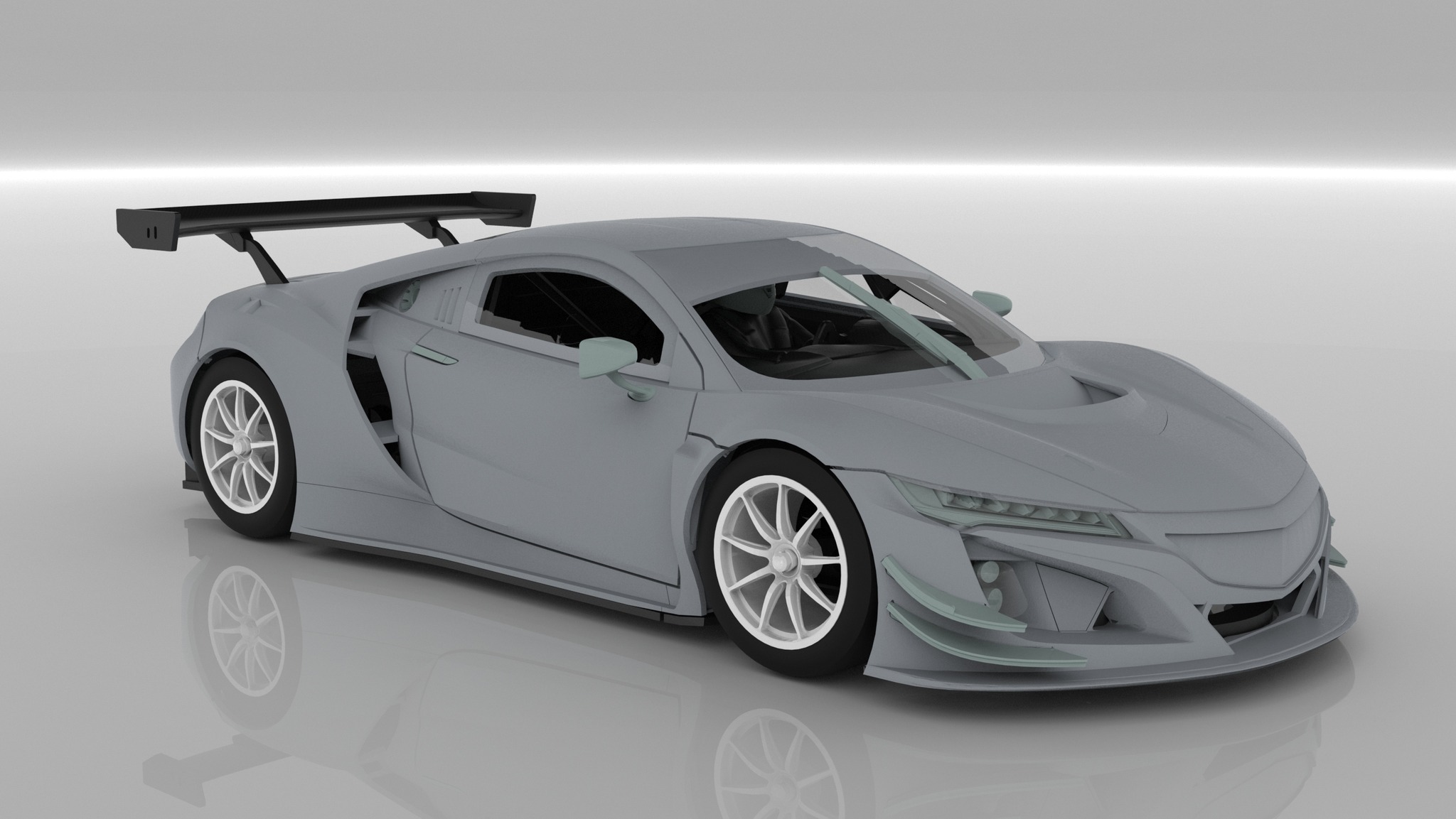 EBBRO RAYBRIG NSX-GT 2017 2018 2020 3台 EBBRO 1/43 SUPER GT GT500 2017 RAYBRIG NSX-GT #100