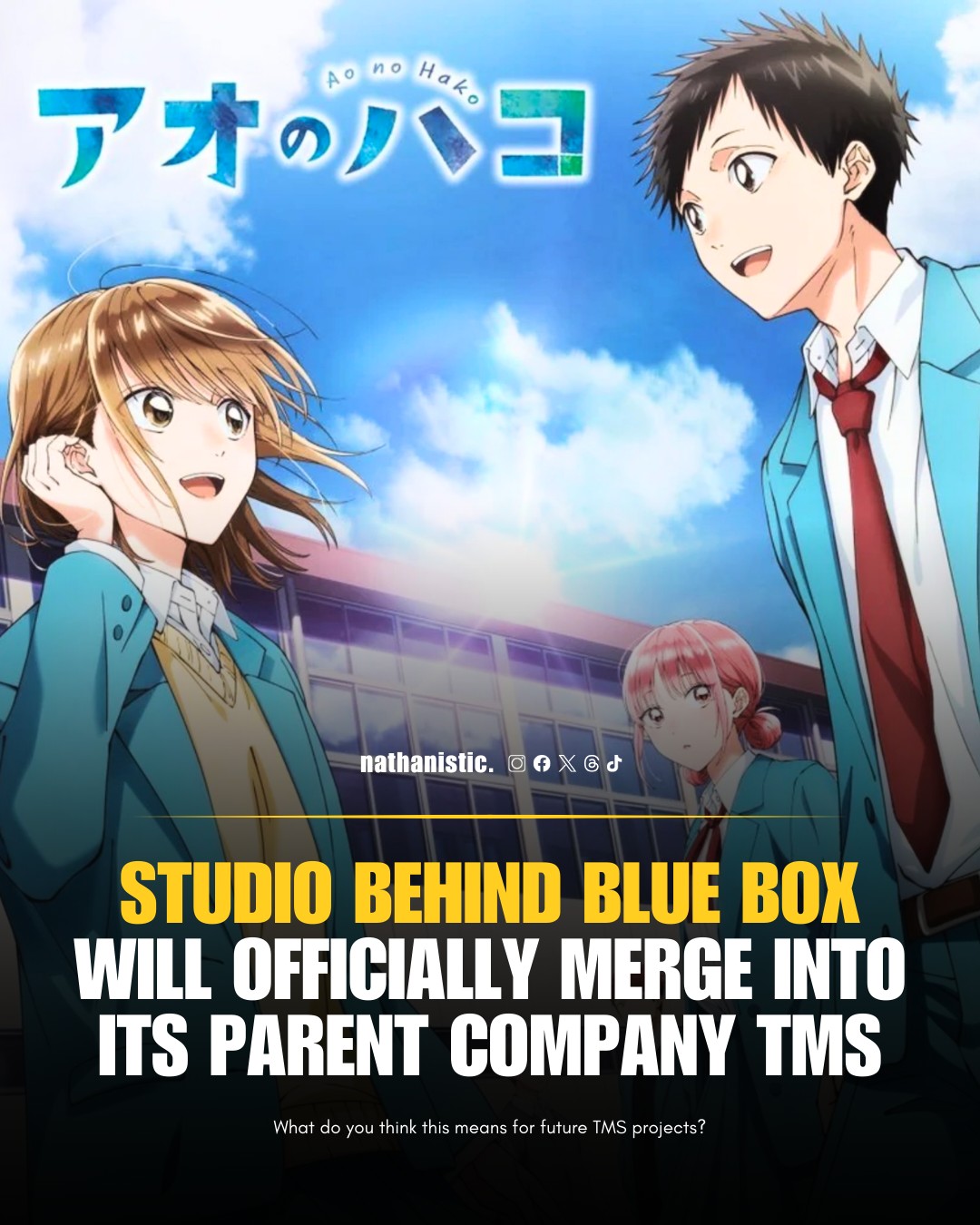 Nathanistic - Telecom Animation Film, the studio behind Blue Box and ...