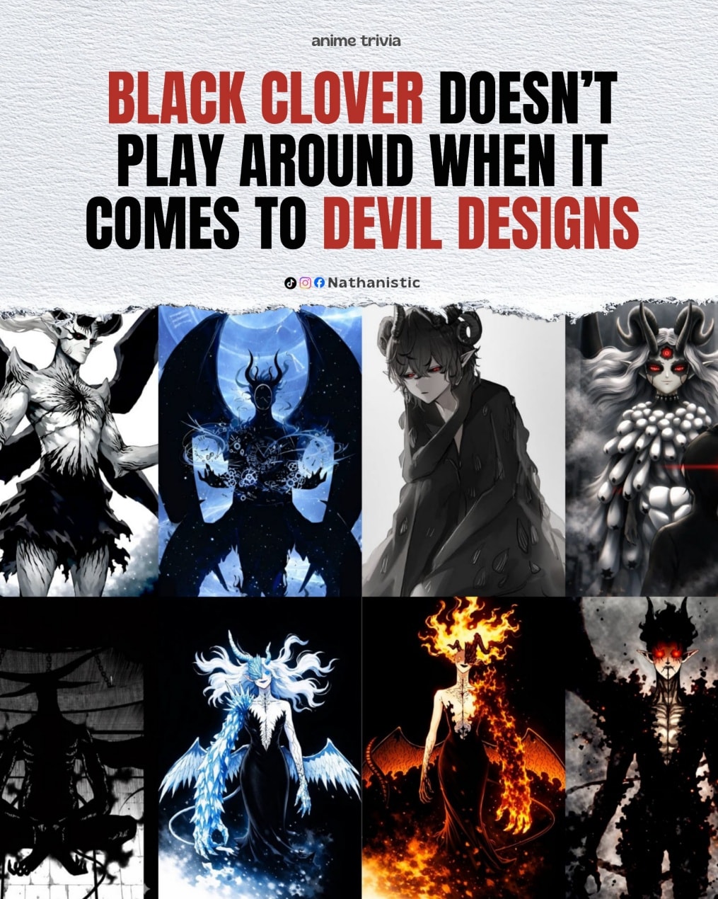 Nathanistic - The devil designs in Black Clover aren’t just cool, they ...