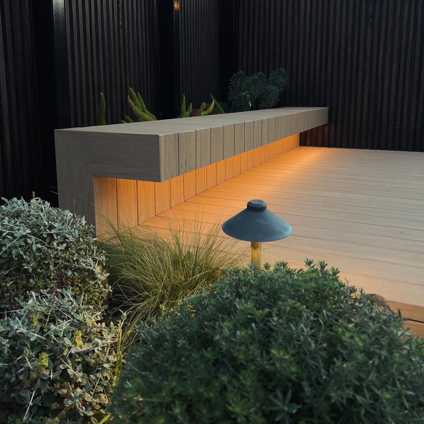 TimberTech - A stylish built-in bench made entirely with our Advanced ...