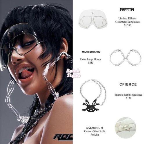Lisa from Blackpink inspires with Rockstar style